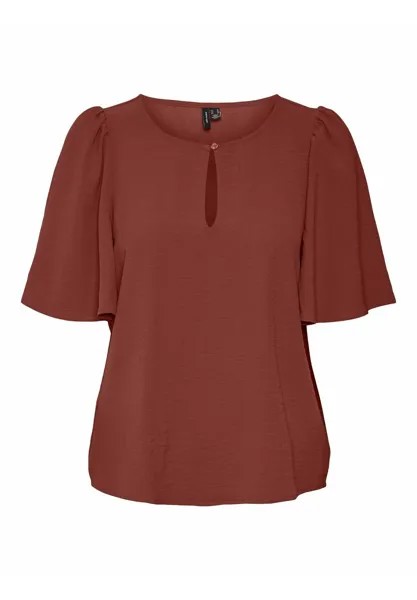 Блузка Vero Moda Curve, цвет red ochre