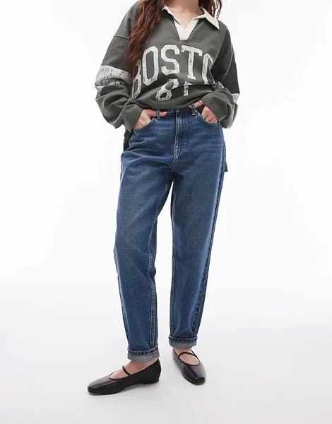 Джинсы для мам Topshop – Original – зеленого оттенка