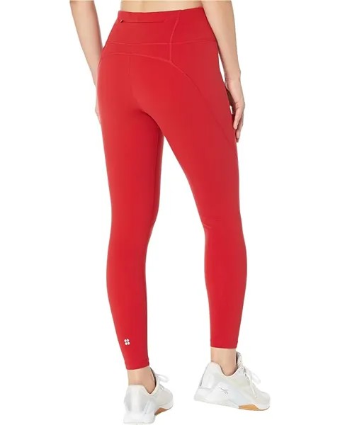 Брюки Sweaty Betty Power 7/8 Workout Leggings, цвет Vine Red