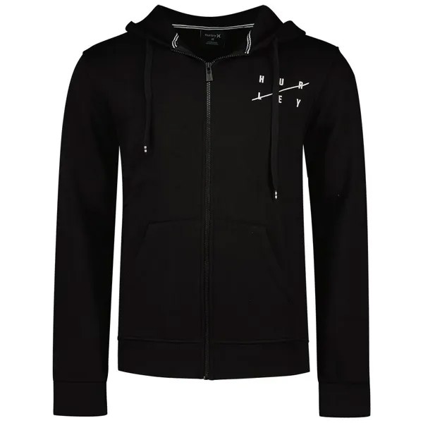 Толстовка Hurley M Slash Full Zip, черный