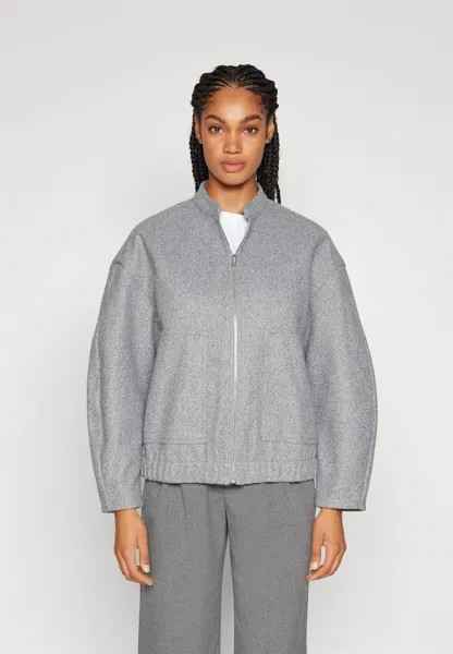 Бомбер Chaquetas Pieces PCDEBBIE JACKET, цвет light grey melange