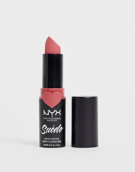 Матовая губная помада NYX Professional Makeup Suede - Cannes-Красный