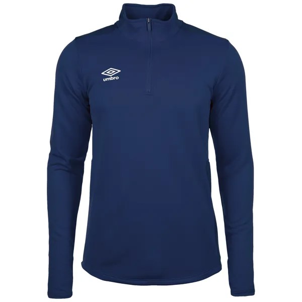 Лонгслив Umbro Half Zip, синий