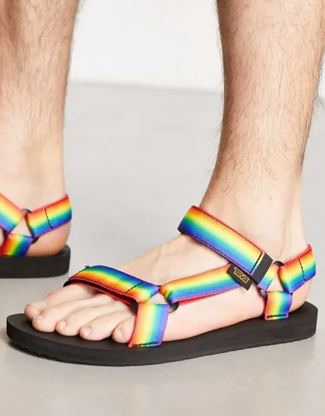 Разноцветные сандалии Original Universal Pride Teva