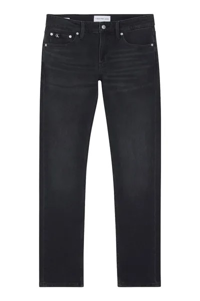 Узкие джинсы с заниженной талией Calvin Klein Jeans, черный