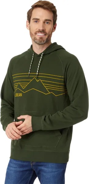 Толстовка с рисунком Camp Regular L.L.Bean, цвет Forest Shade/Katahdin