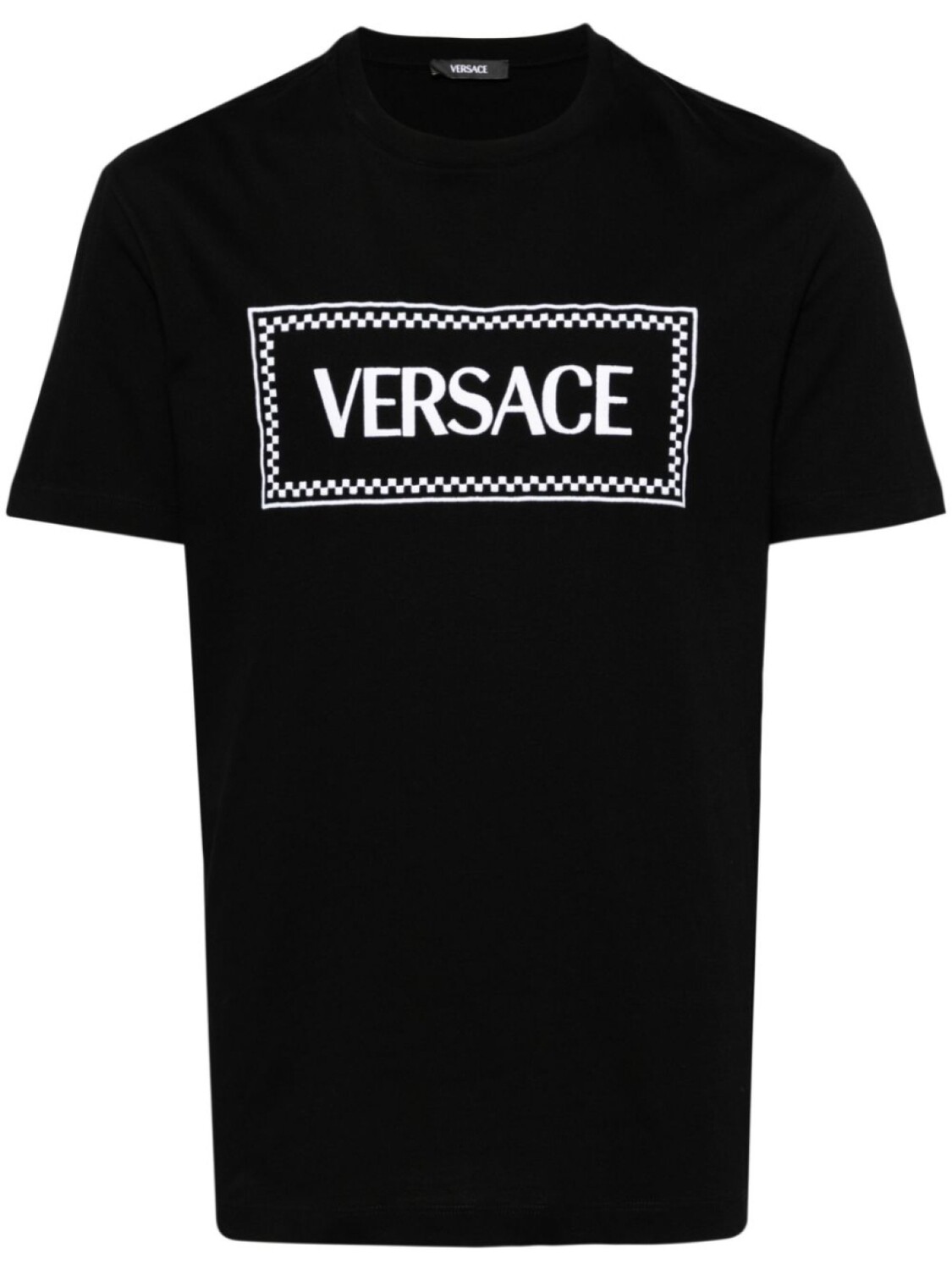 Футболка с логотипом Versace, черный