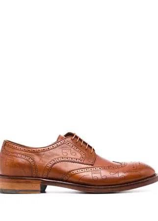 PAUL SMITH броги с перфорацией