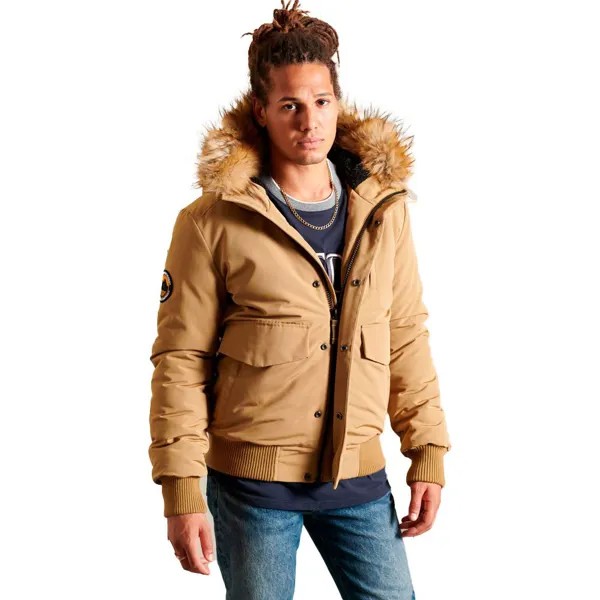 Куртка Superdry Everest Bomber, бежевый