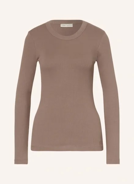 Лонгслив дагналив Inwear, коричневый