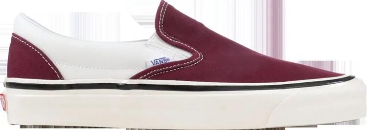 Кеды Vans Slip-On 98 DX Anaheim Factory, красный