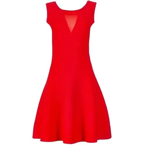 Платье SUNCOO, размер 44, красный