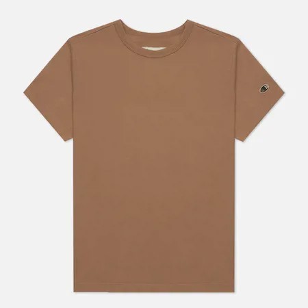 Женская футболка Champion Reverse Weave Organic Cotton Crew Neck Regular Fit, цвет коричневый, размер M