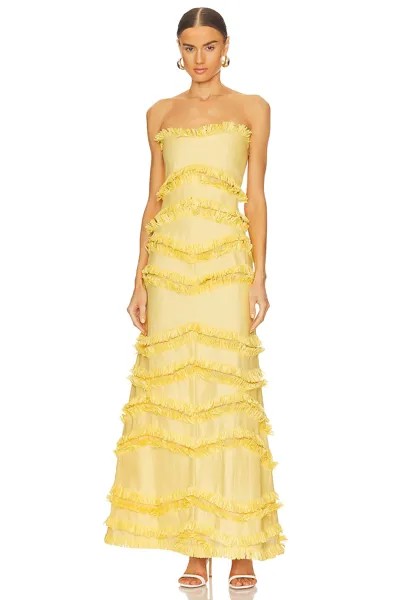 Платье Alexis Reeve Gown, цвет Golden Raffia