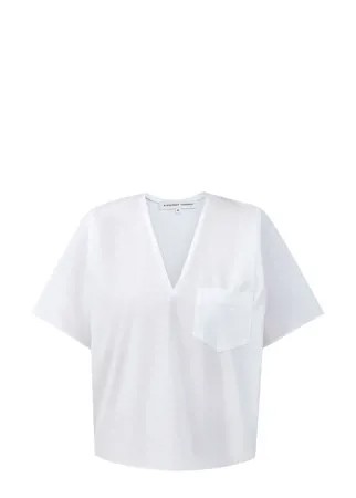 Блуза из хлопка с цельнокроеными рукавами