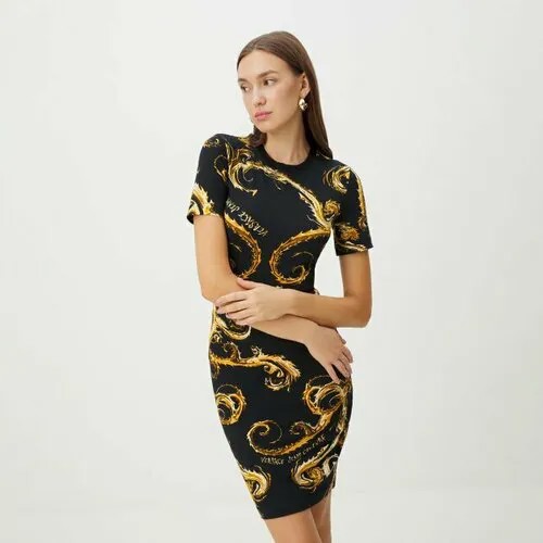 Платье Versace Jeans Couture, размер XS, черный