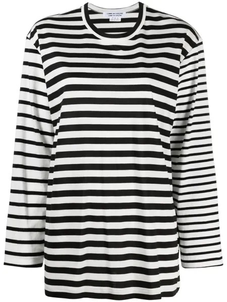 Comme Des Garçons Comme Des Garçons полосатая футболка с длинными рукавами