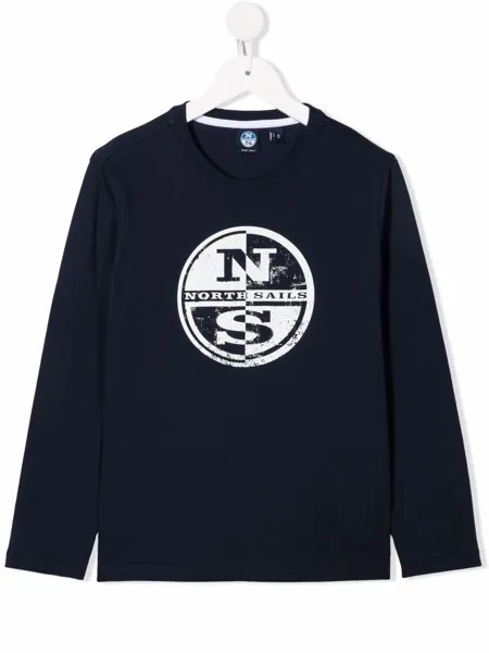 North Sails Kids футболка с логотипом