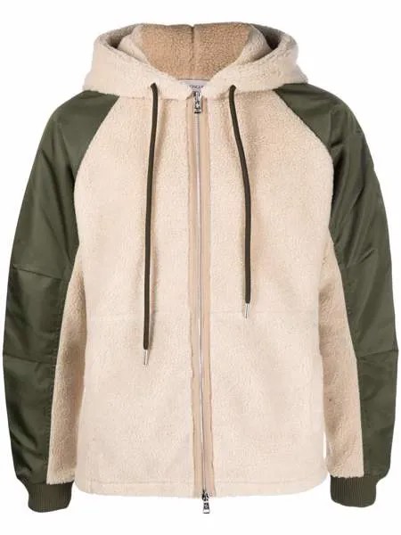 Moncler куртка с капюшоном и вставками