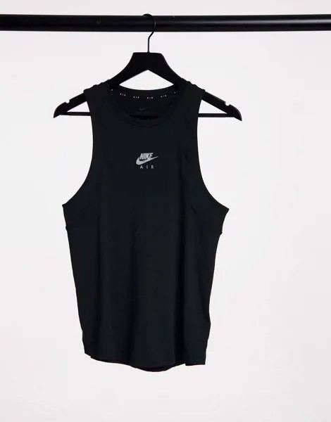 Черная майка Nike Running Air-Черный
