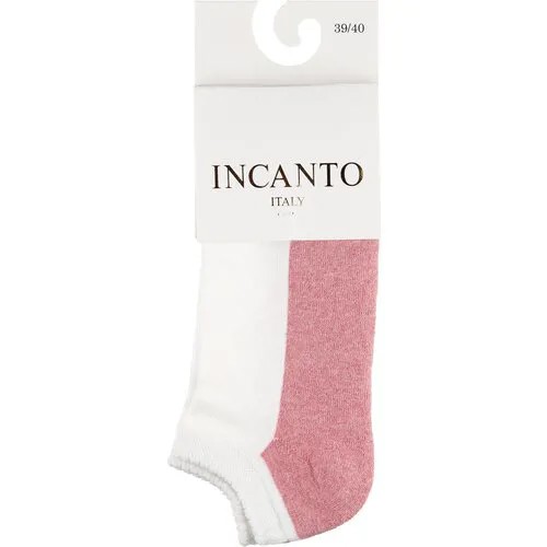 Носки Incanto, размер 39-40(3), bianco/salmone