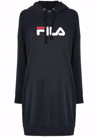 Fila платье с капюшоном и логотипом