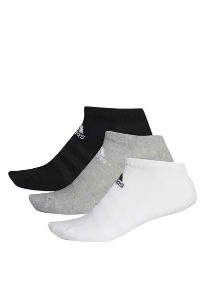 Спортивные носки 3 STRIPES CUSHIONED NO SHOW 3 PAIR PACK adidas Performance, серый