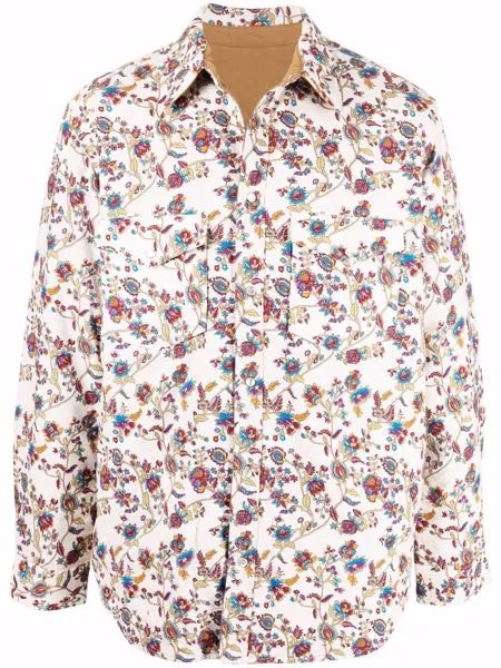 Isabel Marant куртка-рубашка с цветочным принтом