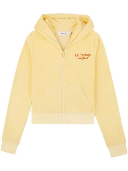 Sporty & Rich махровое худи Tennis, желтый