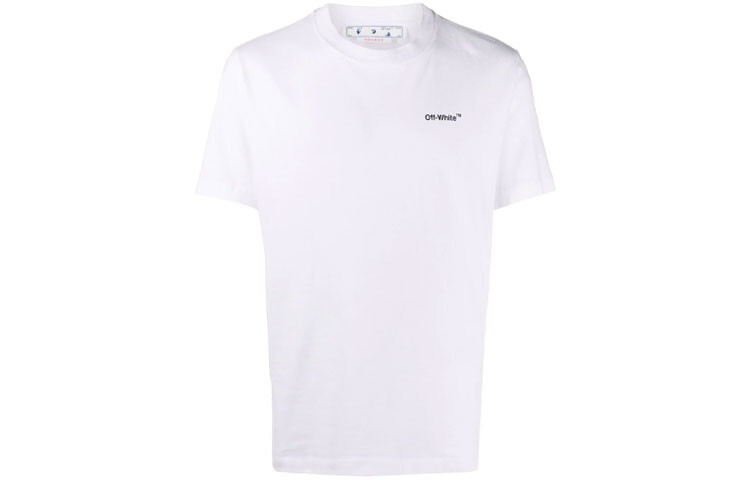 Футболка с текстовым логотипом Caravaggio Saint Jerome Writing Arrows Slim Fit Off-White, белый