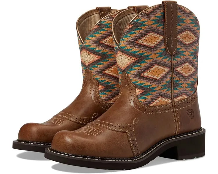 Ботинки Ariat Fatbaby Heritage Farrah Western, цвет Coastal Tan/Aztec Blanket