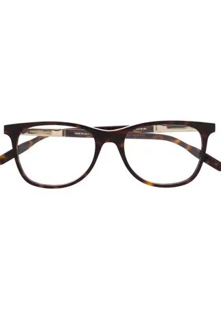 Montblanc очки в круглой оправе черепаховой расцветки
