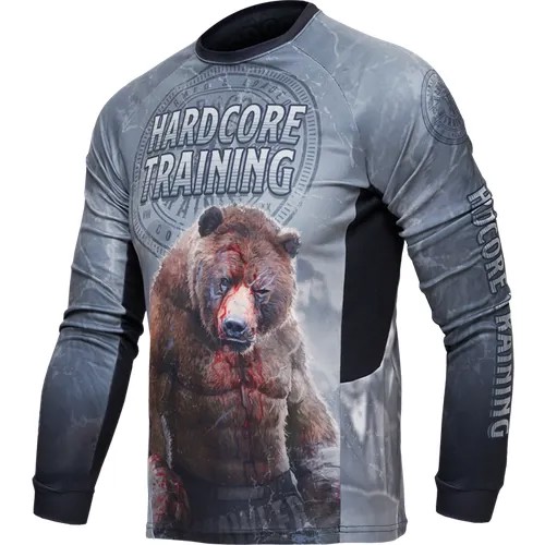 Лонгслив HARDCORE TRAINING, размер M, , серый