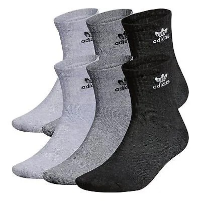 Мужские носки adidas Originals Trefoil Quarter Sock, 6 шт.