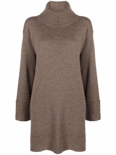 Erika Cavallini roll-neck jumper dress