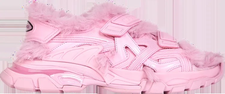 Сандалии Balenciaga Wmns Furry Sandal Pink, розовый
