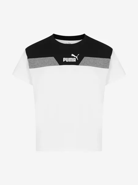 Футболка для мальчиков PUMA Power Colorblock, Белый