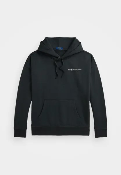 Толстовка с капюшоном RELAXED FIT LOGO FLEECE HOODIE Ralph Lauren, черный