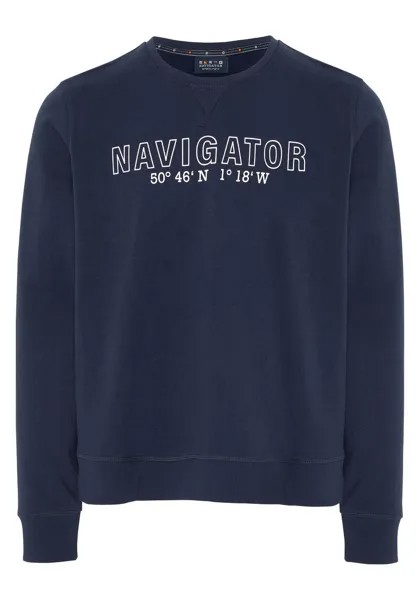 Толстовка с круглым вырезом NAVIGATOR, цвет blau