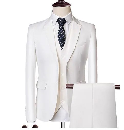 Мужской костюм весна-осень 2022, высококачественные деловые блейзеры на заказ, смокинги из трех предметов, разноцветные бриджи для мужчин