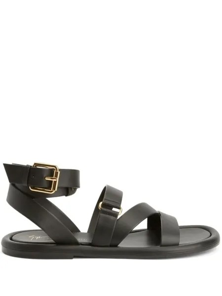 Giuseppe Zanotti сандалии с ремешками, черный