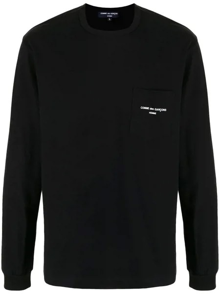 Comme Des Garçons Homme футболка с накладным карманом и логотипом