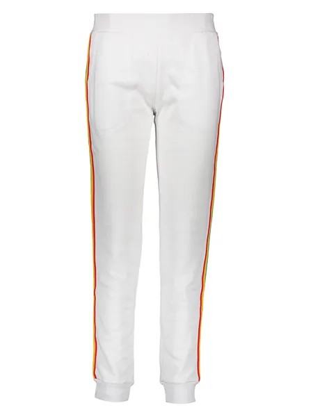 Спортивные брюки LASCANA Rainbow, белый