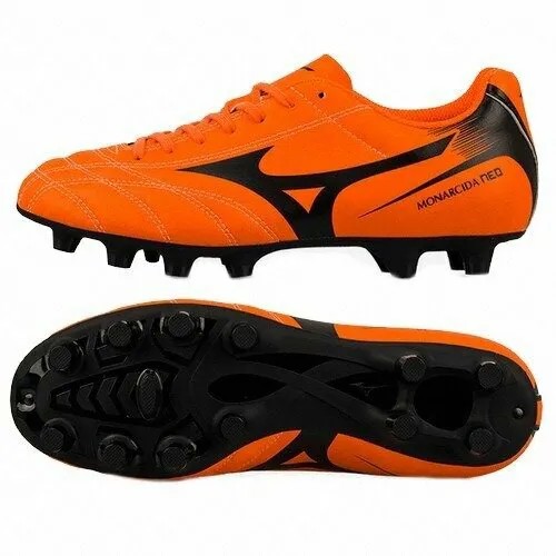 Бутсы Mizuno, размер 7,5 UK, оранжевый, черный