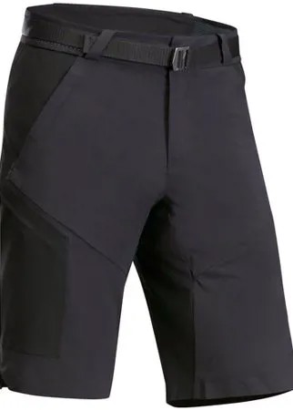Мужские удлиненные шорты для горных походов MH500, размер: EU50 RU56, цвет: Черный QUECHUA Х Декатлон