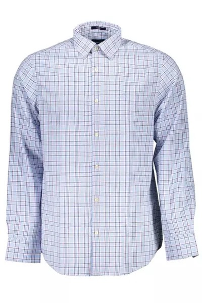 Gant Элегантная мужская рубашка с длинным рукавом, цвет Light Blue