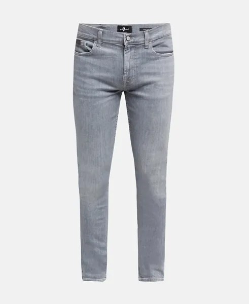 Джинсы узкого кроя 7 for all Mankind, цвет Slate Blue