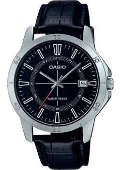 Японские наручные  мужские часы Casio MTP-V004L-1C. Коллекция Analog