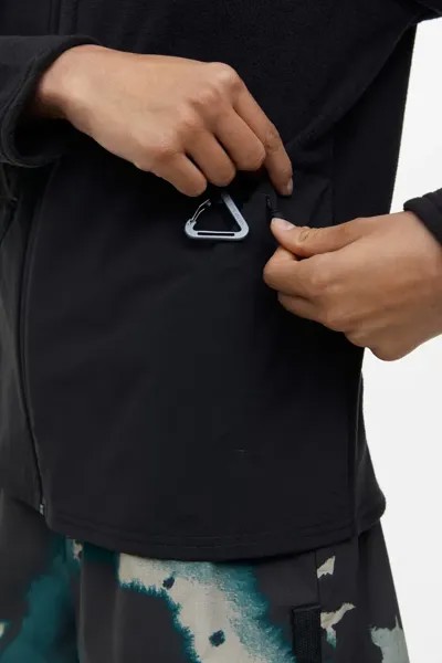 Флисовая спортивная куртка H&M, черный