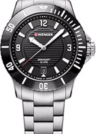 Швейцарские наручные  женские часы Wenger 01.0621.109. Коллекция Seaforce